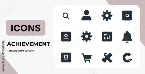  User Interface Solid Icons