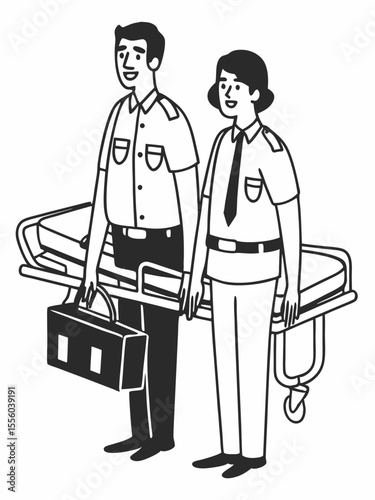 Paramedics Ready for Emergency Medical Response