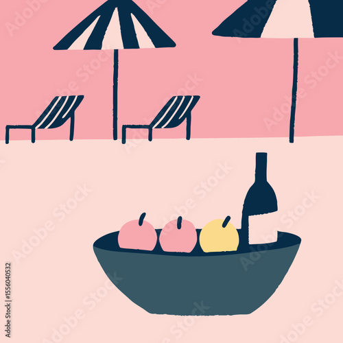 poolside relaxation
