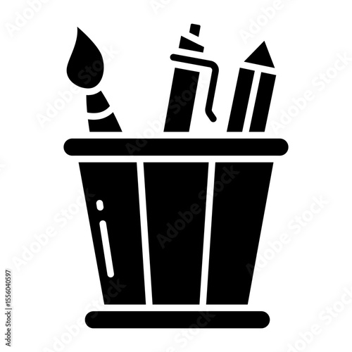 A premium download vector of stationery holder