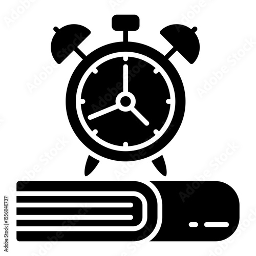 Modern design icon of study time