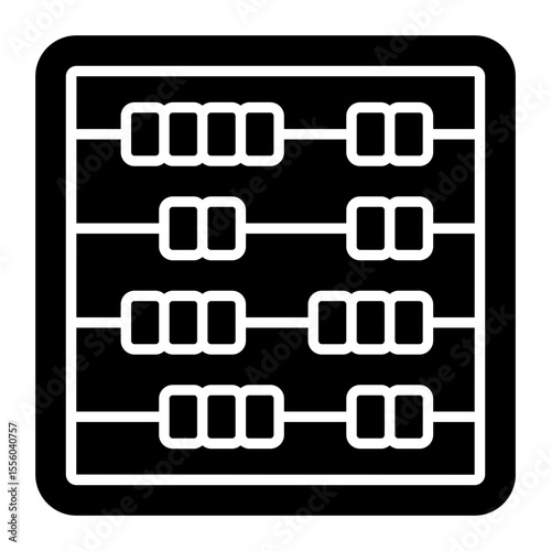 A frame of counting beads, icon of abacus
