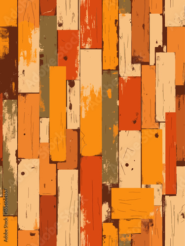 Wooden Plank Effect Tiles warm wooden texture that spans in a seamless pattern design