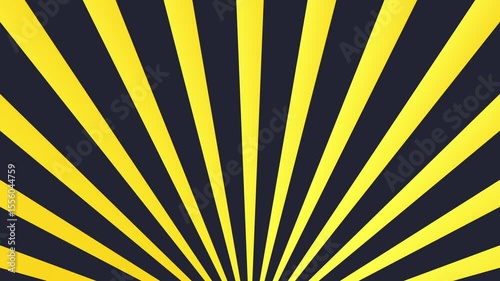 Wallpaper Mural Looping 3D Abstract Background of Rotating Radial Rays with Bold Geometric Aesthetic Torontodigital.ca