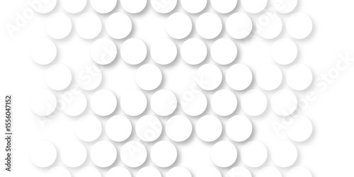 White tiles wall. round marble textures, ball tiles. Top view pavement circle block white texture with seamless patterns floor background. Air Bubble wrap texture background. Textured Background.