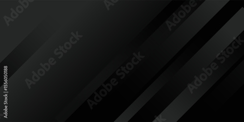 Black abstract background. Elegant dark diagonal shape elements.