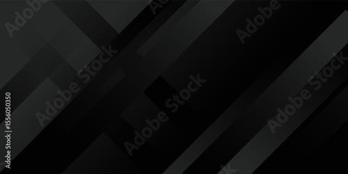 Black abstract background. Elegant dark diagonal shape elements.