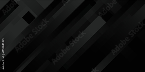 Black abstract background. Elegant dark diagonal shape elements.