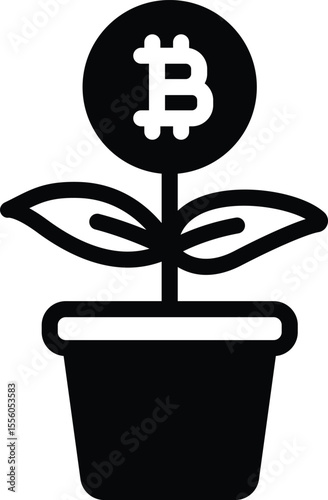 Visual icon representing crypto yield rewards.