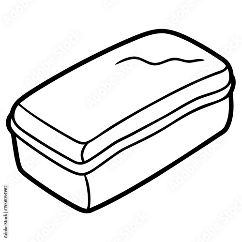 Clean Bar Soap Line Drawing