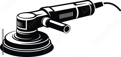 Polishing Tool Machine Vector Illustration