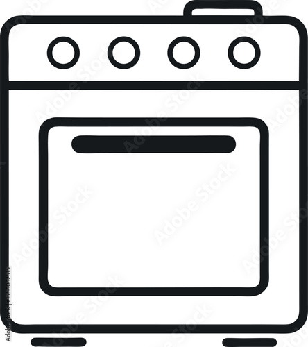 oven, modern kitchen stove