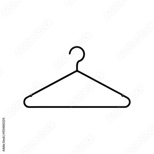 coat hanger line art