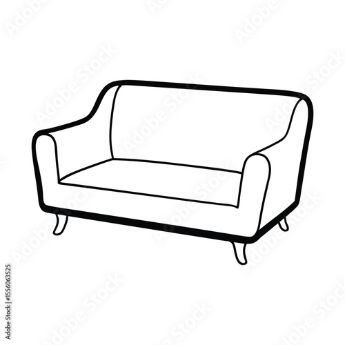 sofa line art