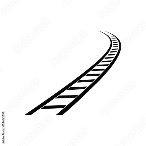 railway line art