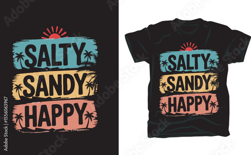 retro vintage summer t shirt design