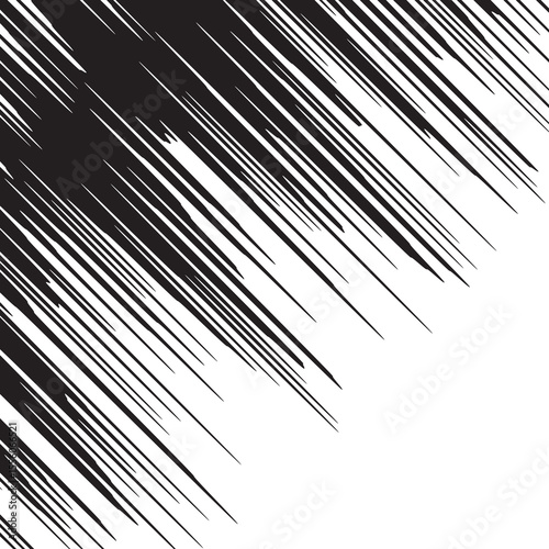 Comic book radial rays, manga or anime speed lines, zoom and motion effects. Cartoon action background. Pop art style elements. Vector illustration