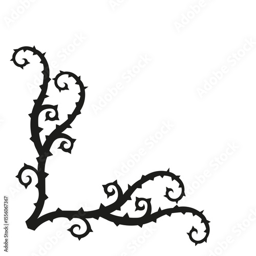 Halloween Thorn Vine Corner