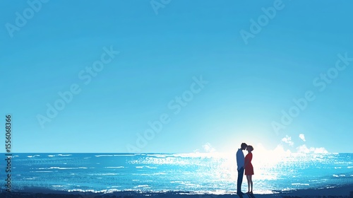 Tender Moment Couple's Intimate Connection
