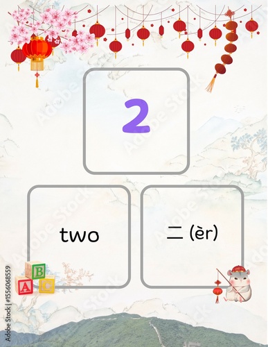 English & Chinese Number Learning 