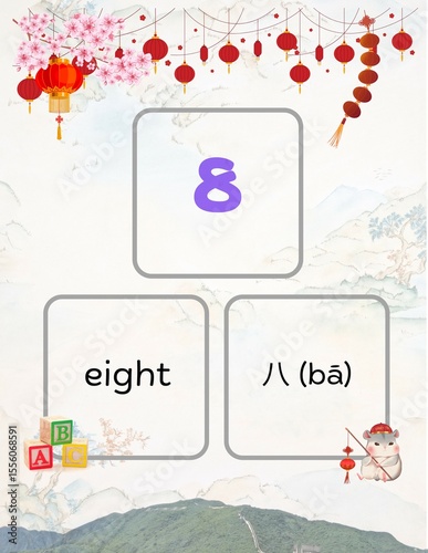 English & Chinese Number Learning 