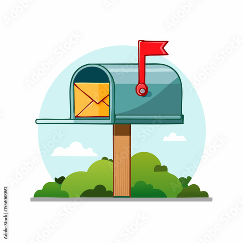 mailbox on the grass