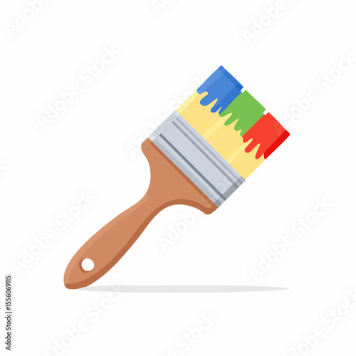 paint brush vector illustration