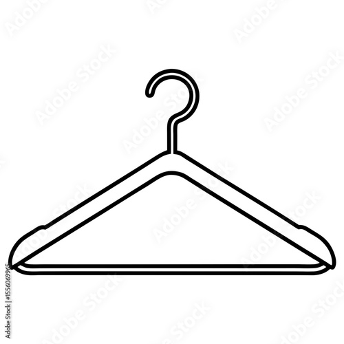 Clean Line Art Hanger Icon Design