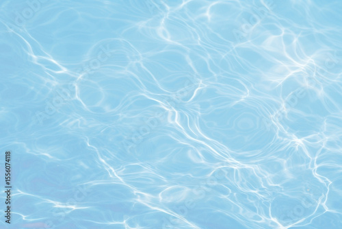 Vibrant rippling blue texture png water overlay effect, transparent background