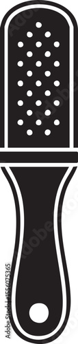 Pedicure Foot File Black Silhouette Icon