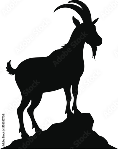 Farm Animal Silhouette Bundle , Goat, Pig, Chicken, Duck, Horse, Sheep Vector Collection