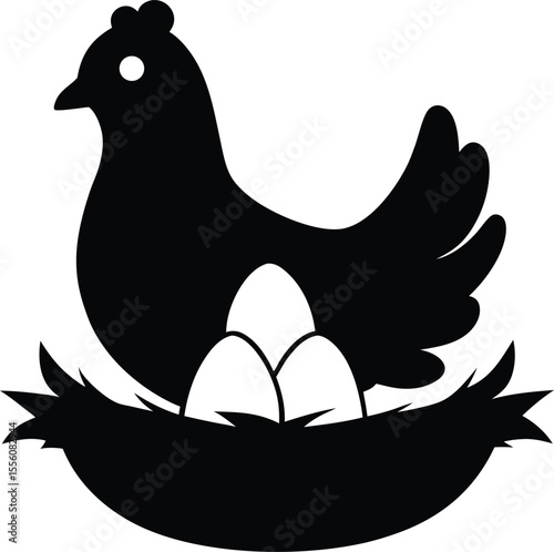 Farm Animal Silhouette Bundle , Goat, Pig, Chicken, Duck, Horse, Sheep Vector Collection