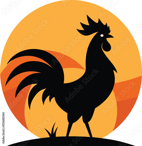 Farm Animal Silhouette Bundle , Goat, Pig, Chicken, Duck, Horse, Sheep Vector Collection
