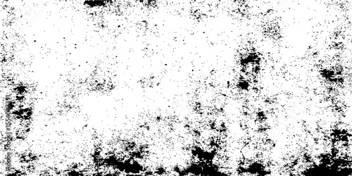 Abstract grunge texture background with a vintage floral splatter design, perfect for an old, dirty wall decoration or border