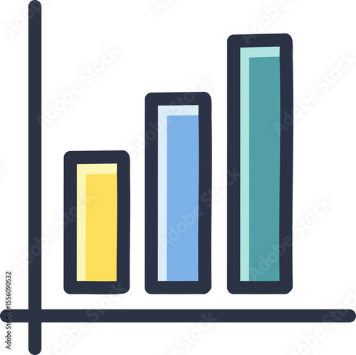 Illustration simple pour reporting et data analytics