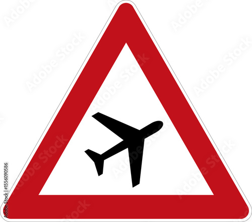 Flugbetrieb  - StVo DE, Vektor (SVG)