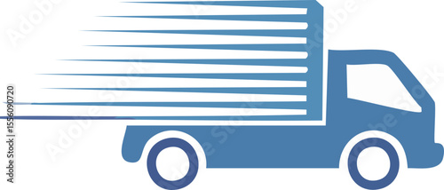 Symbole vectoriel de transport et logistique dynamique