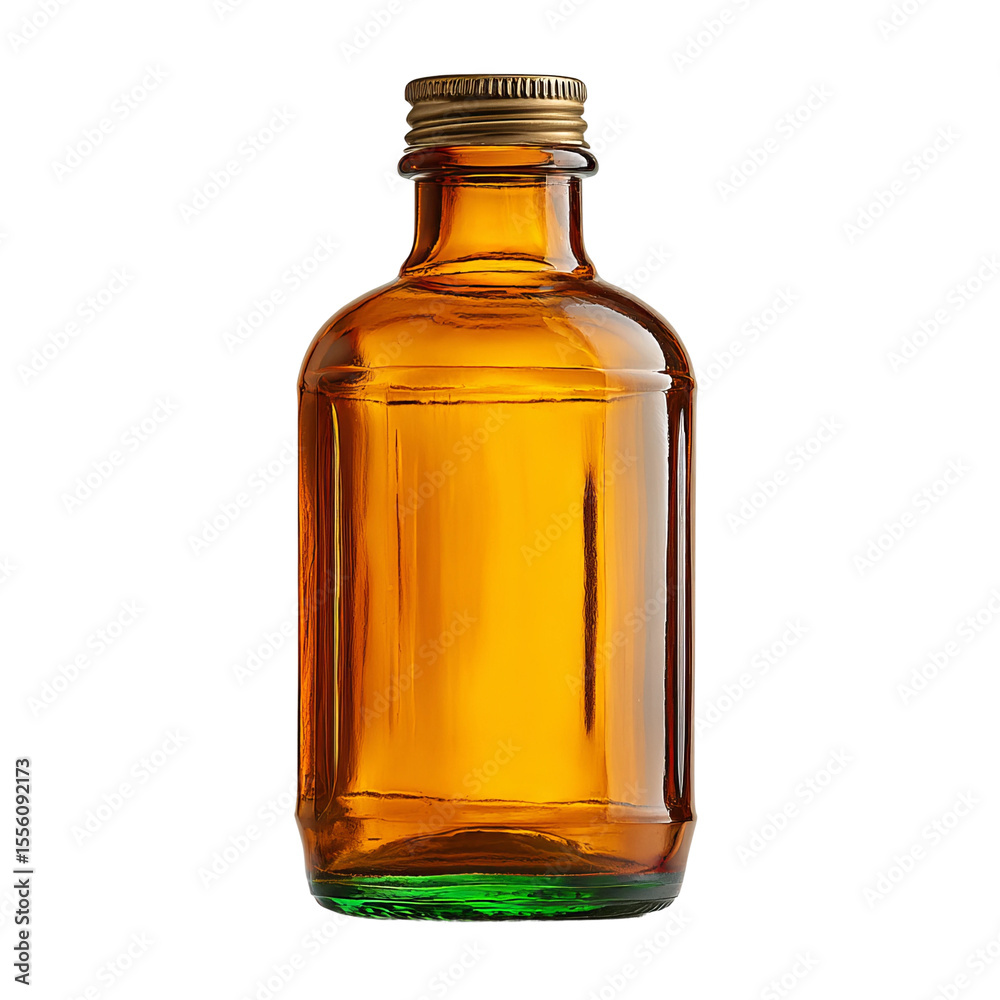 Amber Elixir: A captivating image of a miniature amber bottle, perfect for showcasing essential oil, perfume, or medicine. Evokes a sense of classic design and tactile feel. Amber Elixir: A captivating image of a miniature amber bottle, perfect for showcasing essential oil, perfume, or medicine. Evokes a sense of classic design and tactile feel.