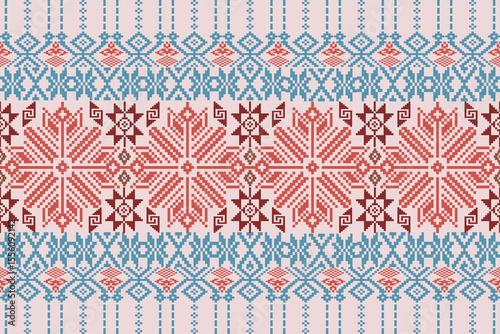 seamless knitted pattern