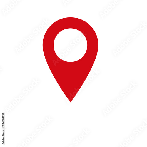 map pointer with red pin