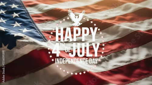 American flag happy 4th of july independence day celebration