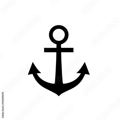 Anchors icon anchors symbol isolated on background vector
