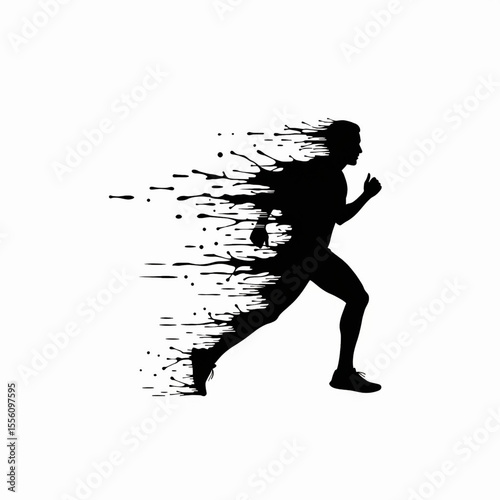 Victor running man