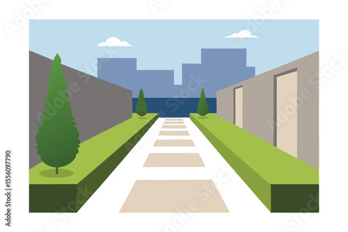 vector illustration of a city