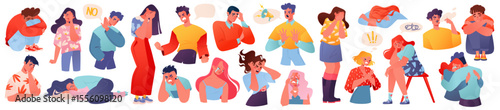 Set of emotional states of people, crisis, negative shocks, depression, sadness, keeping boundaries, ability to say 