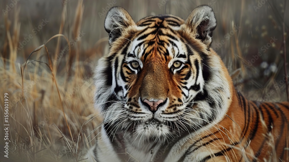 Fototapeta premium A Visual Journey into the Struggle and Hope for At - Risk Species. Witness Heart - wrenching Scenes of Habitat Loss, Poaching Threats, and Inspiring Conservation Efforts around the Globe. 