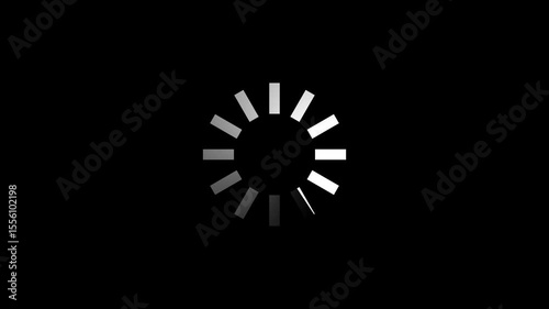 loading and buffering icon animation-looped