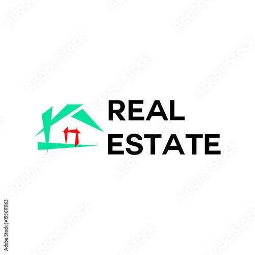 Minimalist Real Estate Logo with Building Icon