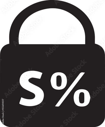 Sale icon or logo with white background 