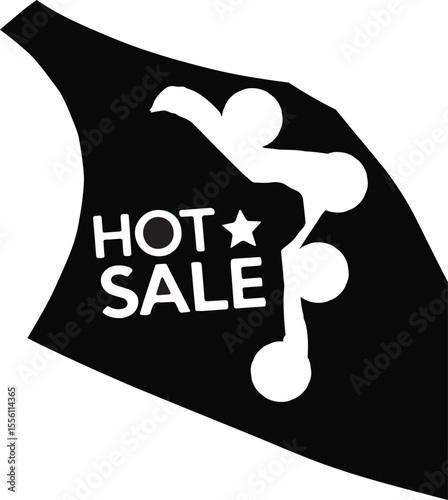 Sale icon or logo with white background 